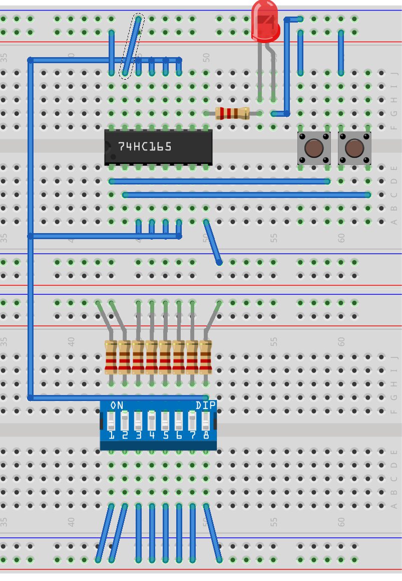 problems with 74HC165 PISO Shift Register | Electronics Forum