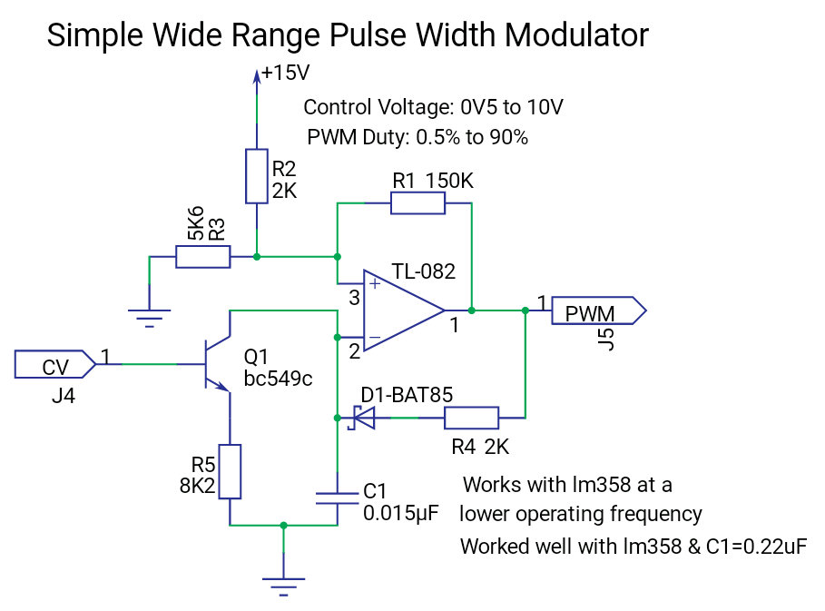 Simple PWM circuit with opamp and npn transistor.png